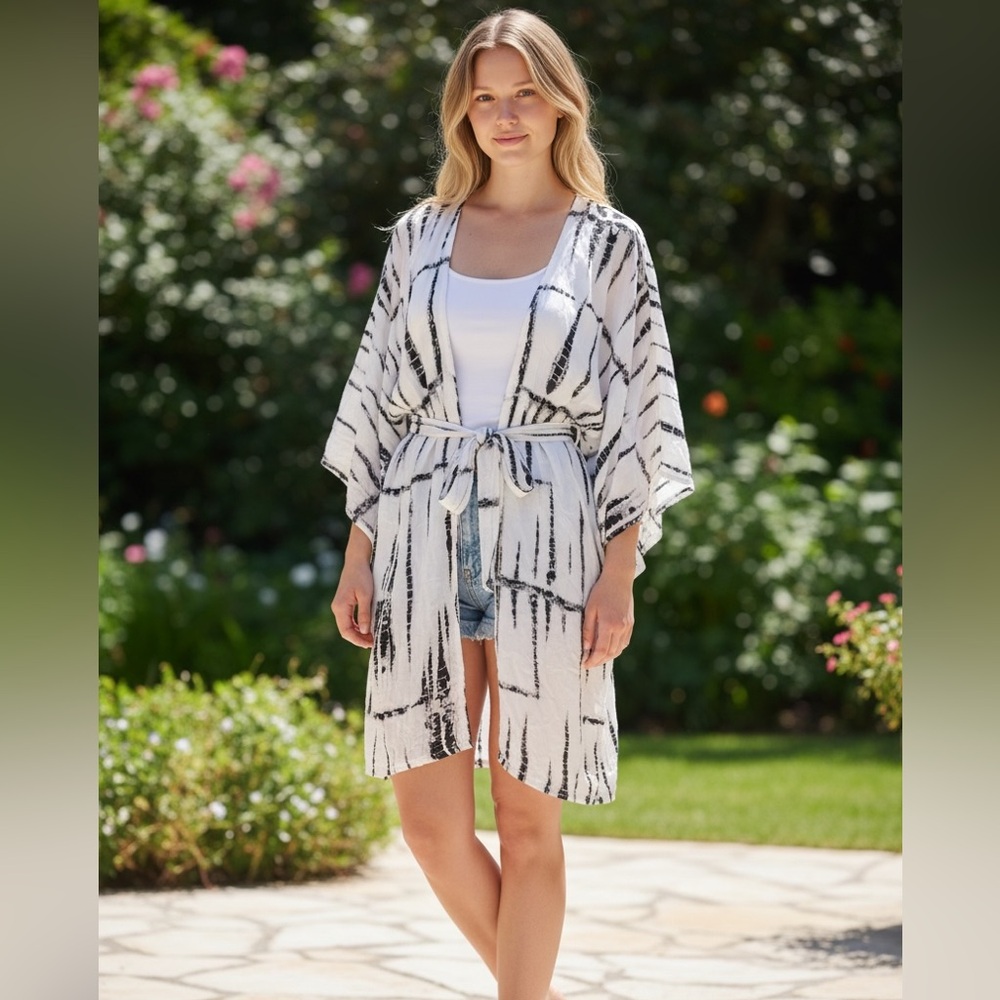 Tie dye one size robe
